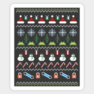 A Pixel Christmas Sticker